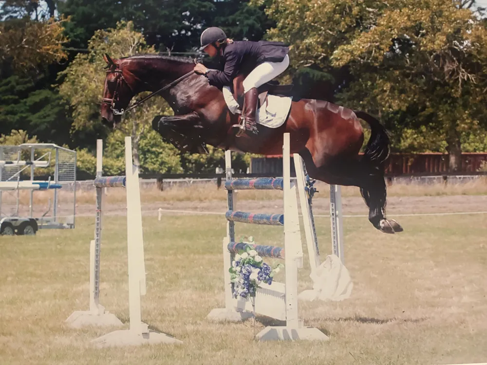 Mighty Heights, the legendary Brookby Heights eventing and show jumping horse