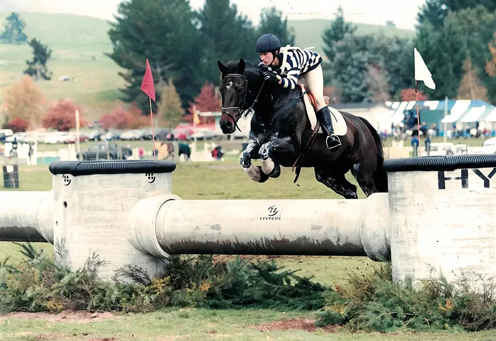 Horse and rider training at Brookby Heights Auckland