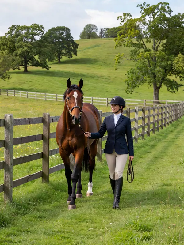horse beginning a carefully managed return to work programme