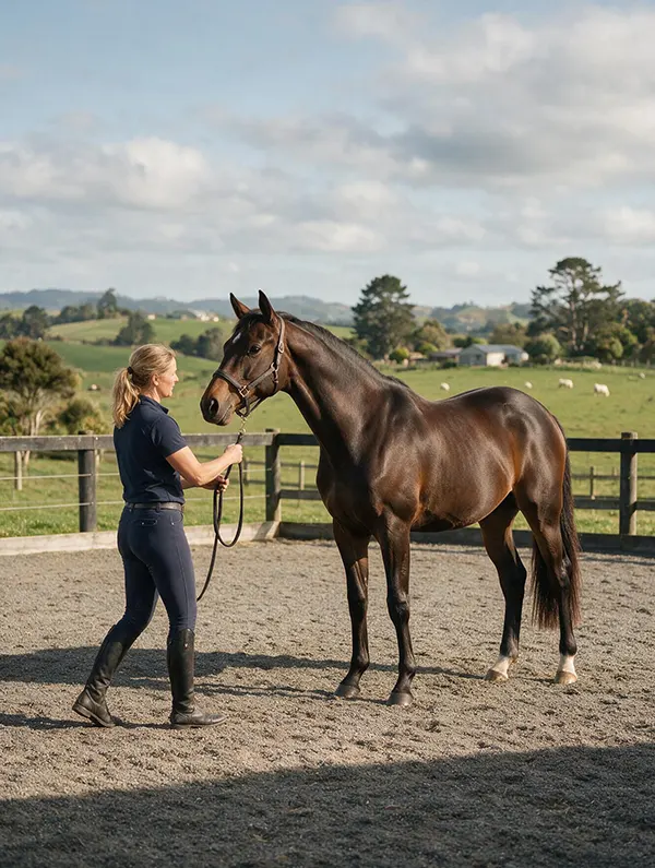 individual early education for a young warmblood at brookby heights